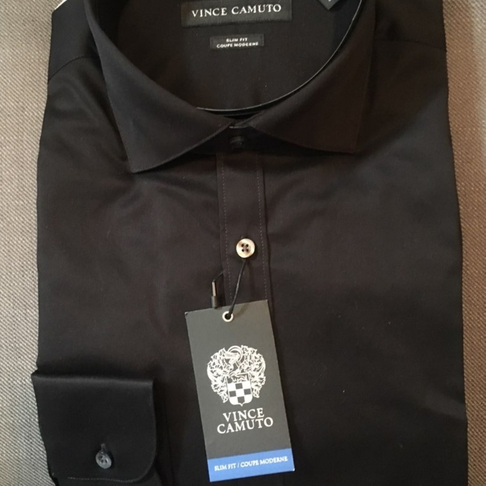 Vince Camuto Slim Fit Button-up Long Sleeve